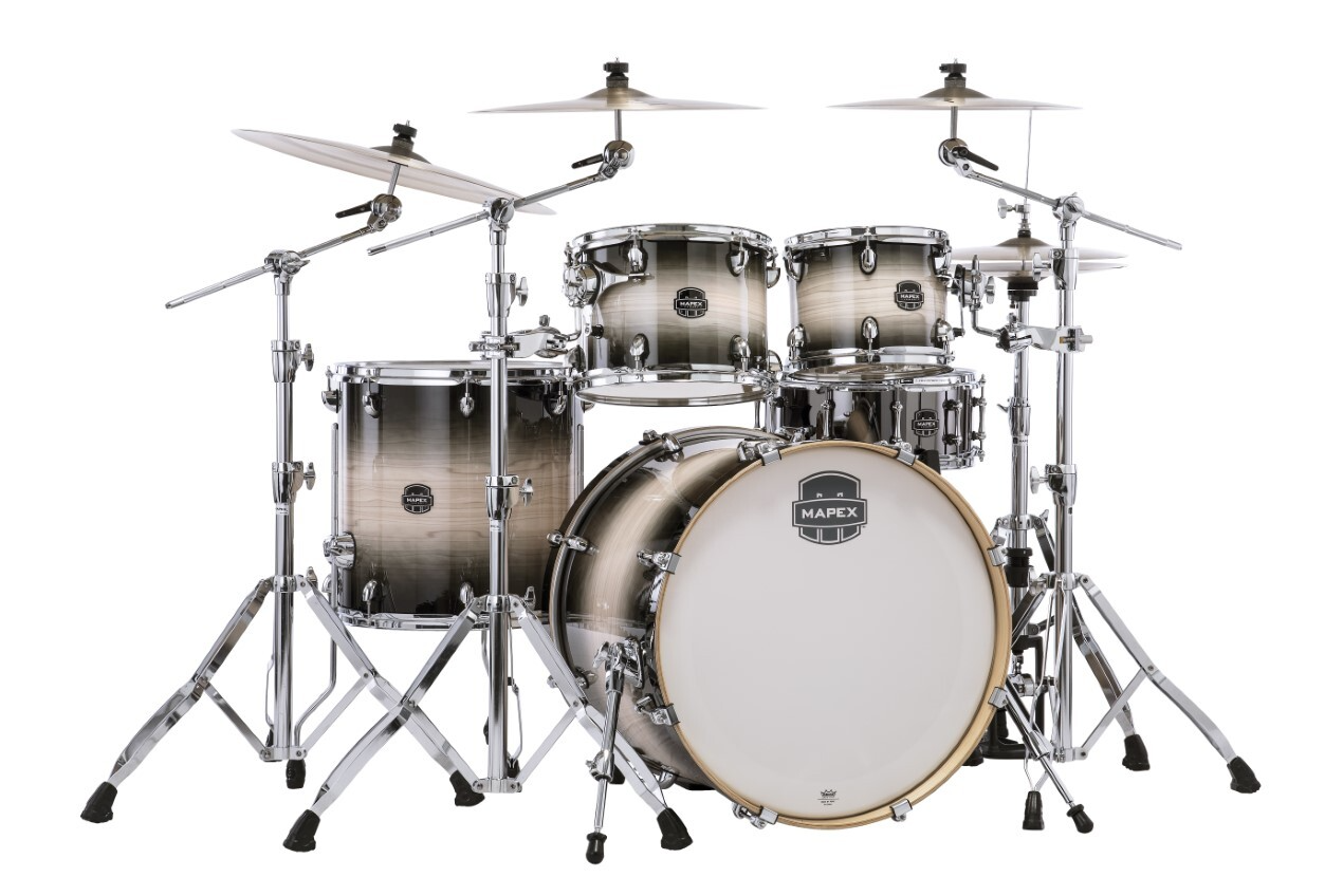Mapex Limited Edition Armory Drum Kit - Shell Pack - Black Burst (10/12/16/22 + 14SN)