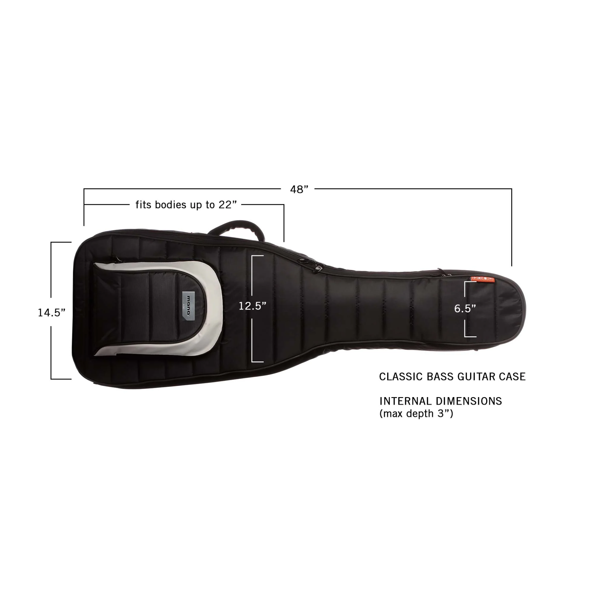 Mono M80 Bass Guitar Case - Black