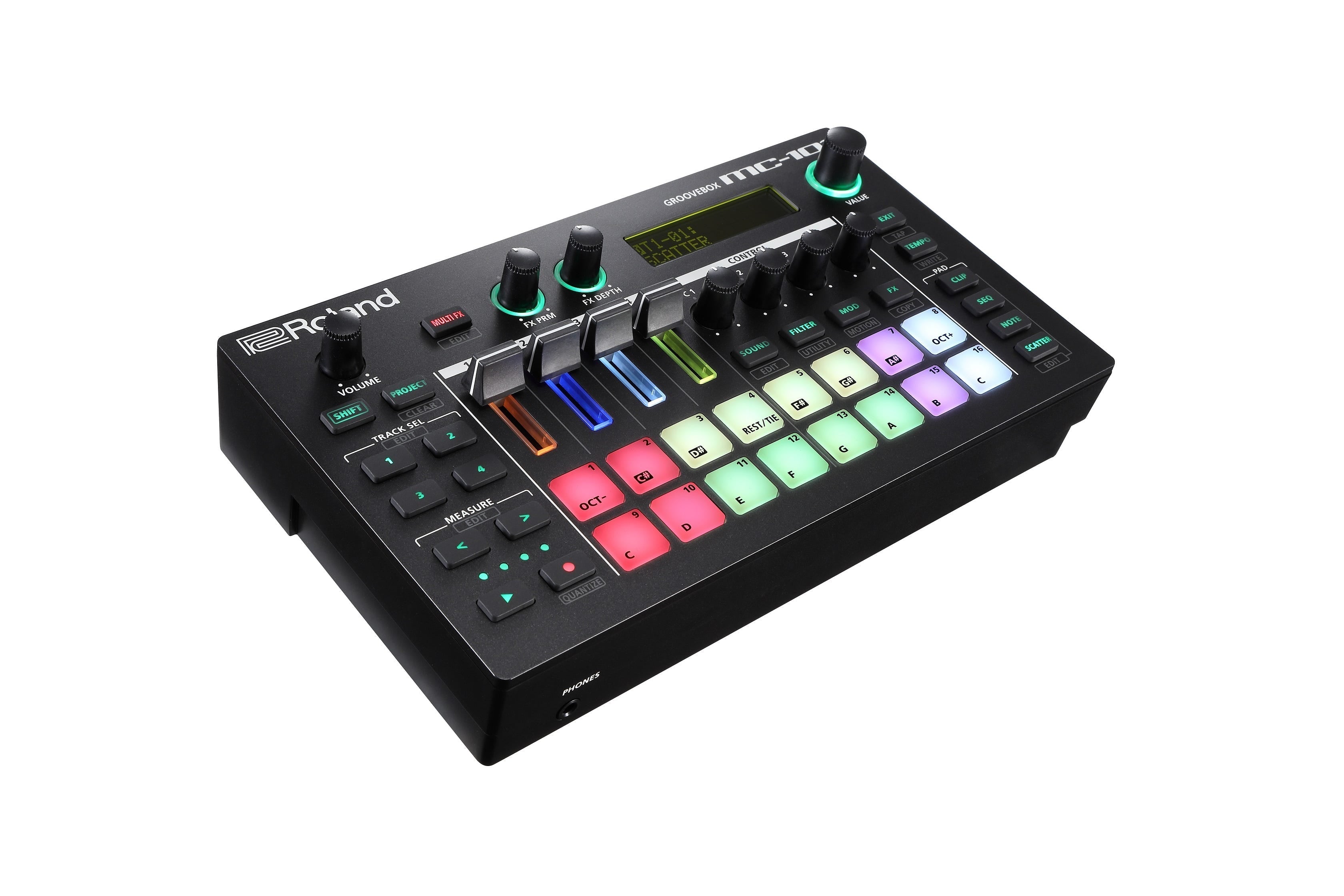 Roland MC-101 Groovebox Compact Live Sequencer/Synth