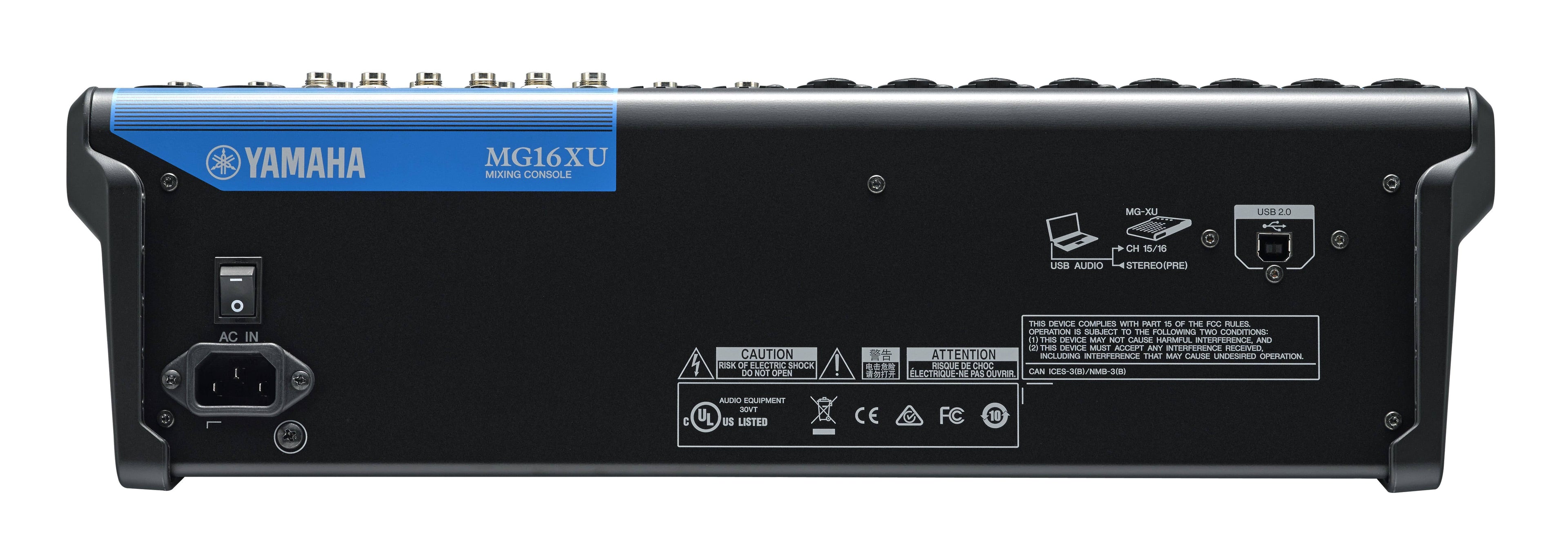 Yamaha MG16XU Mixer w/ Digital FX and USB
