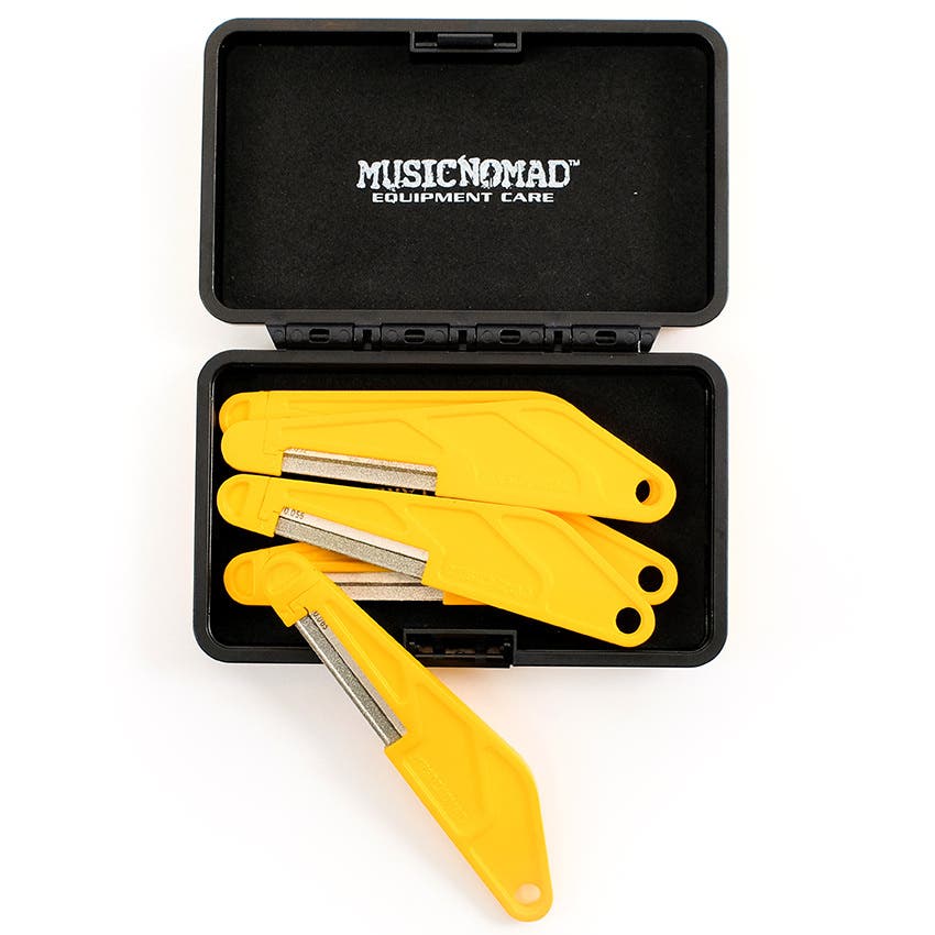 Music Nomad Diamond-coated Nut File Set - 10-46 Gauge