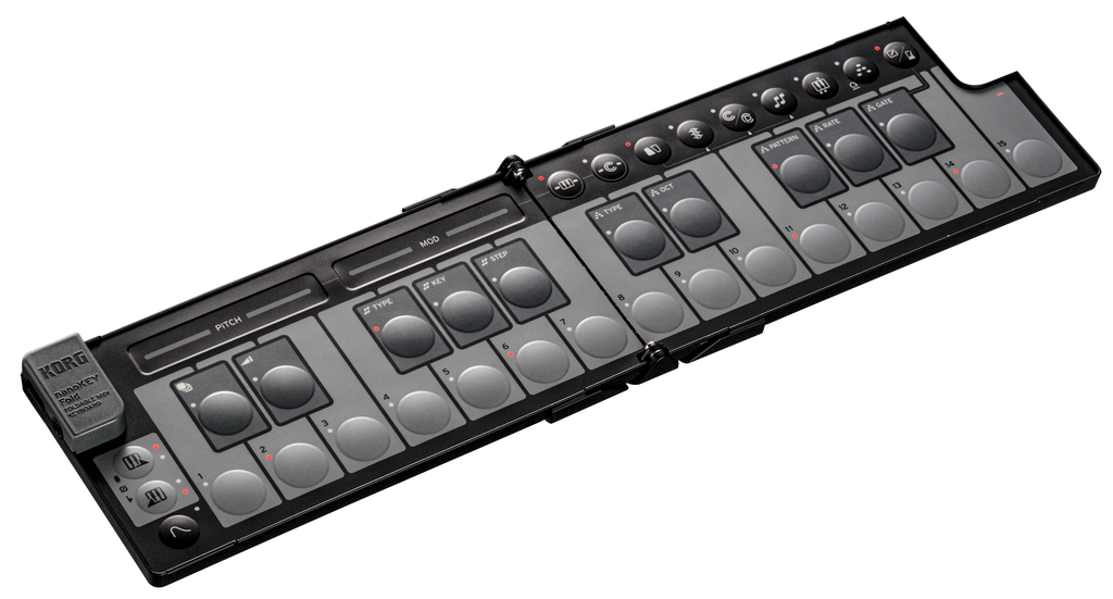 Korg NanoKey Fold 25 Key Foldable Midi Keyboard - Black