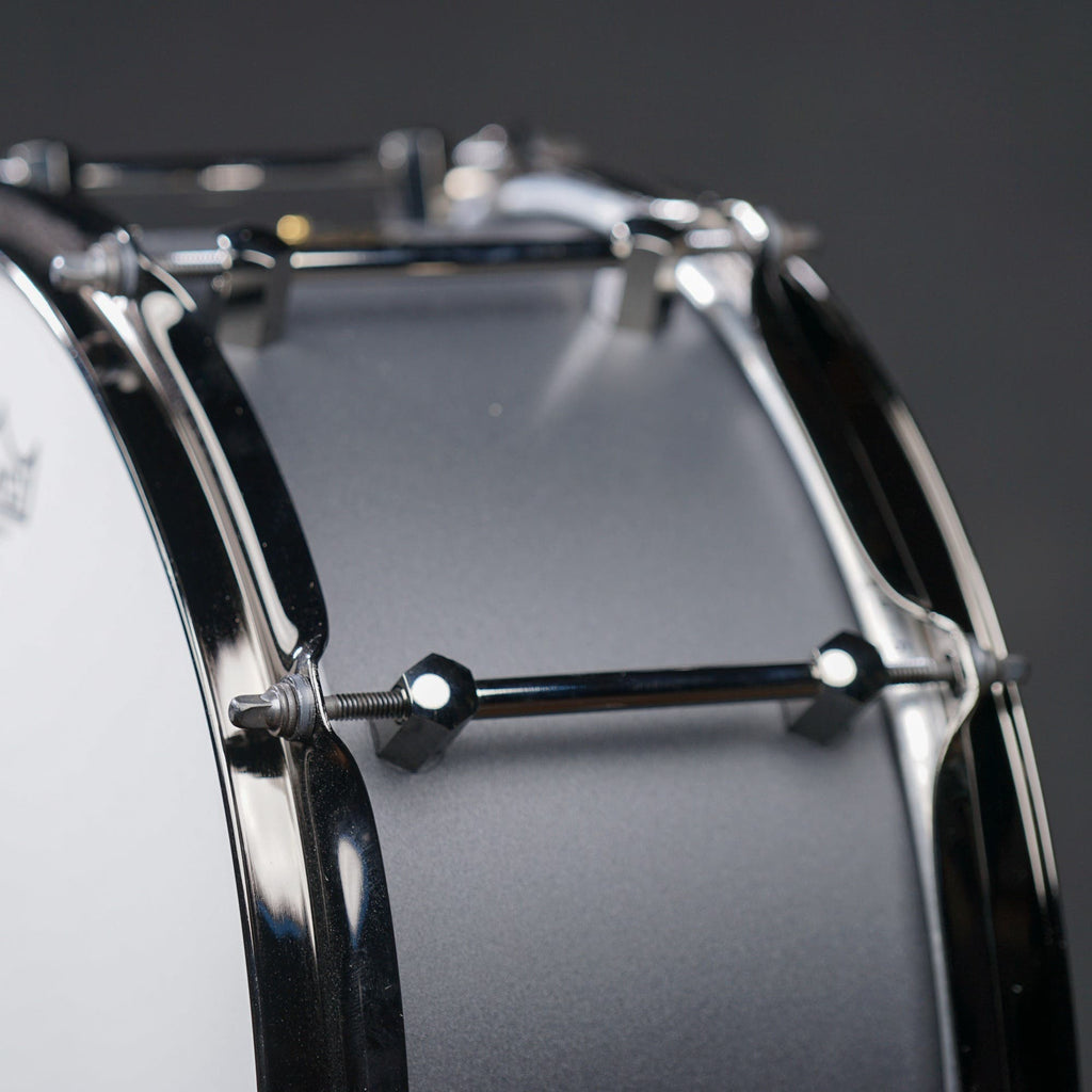 Noble and Cooley 14x6" Alloy Classic Snare - Black Brass HW / Flanged Black Hoops