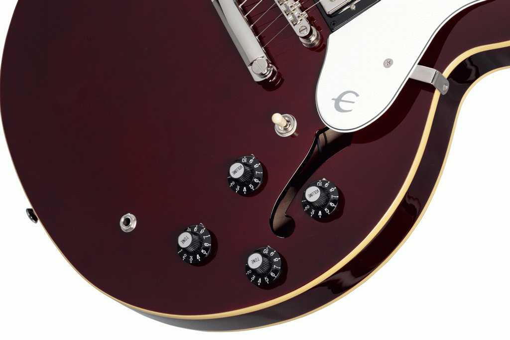 Epiphone Noel Gallagher Riviera w/Case - Dark Wine Red