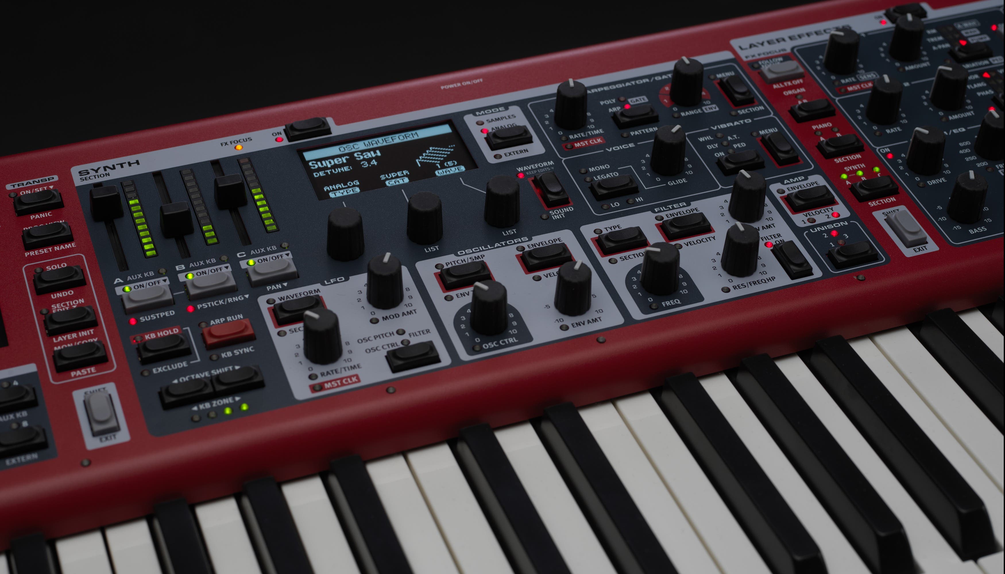 Nord Stage 4 Compact Keyboard w/Semi-Weighted Keys