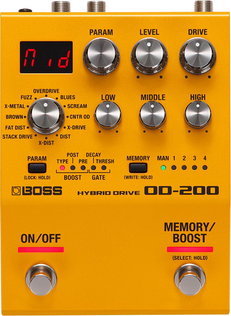 Boss OD200 Hybrid Drive Pedal