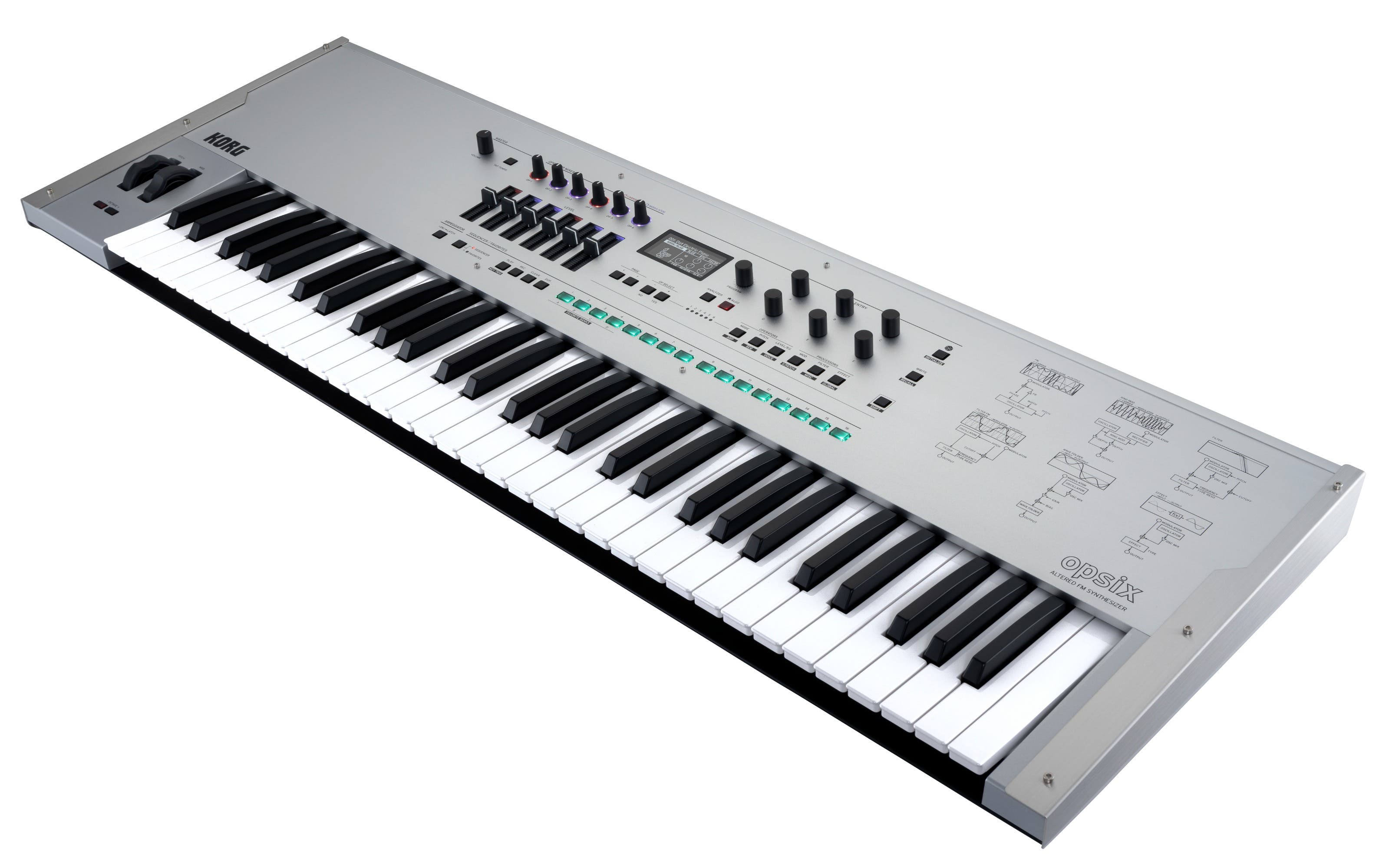 Korg OpSix SE 61-Key FM Synth w/Case - Platinum