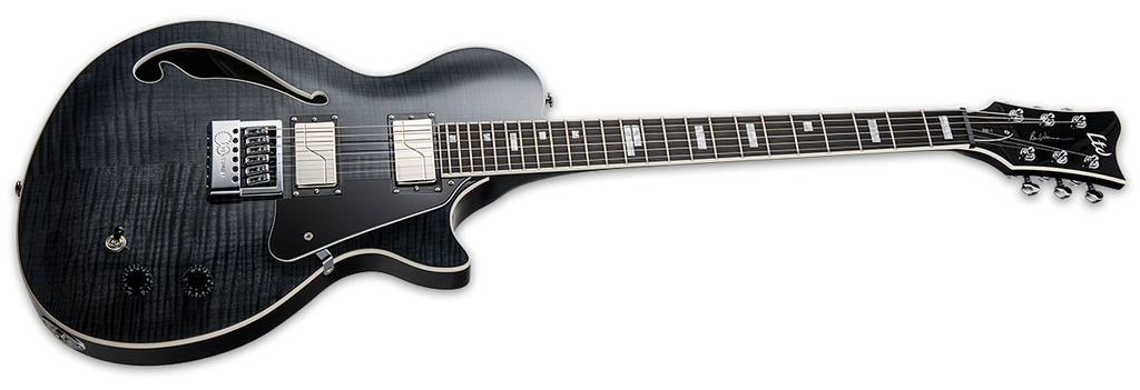 ESP LTD BW-1 Evertune Ben Weinmen Guitar w/Case - See Thru Black