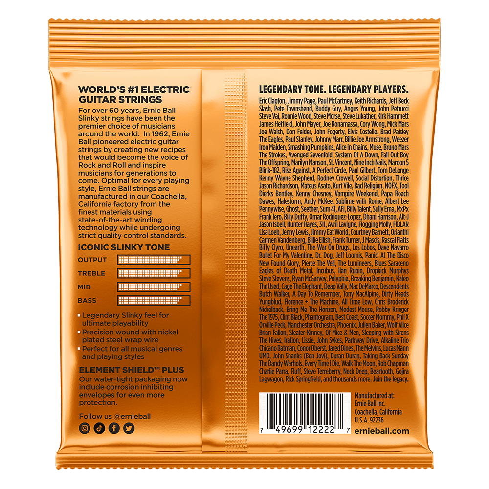 Ernie Ball Hybrid Slinky Electric Guitar String Set 9-46 (2222)