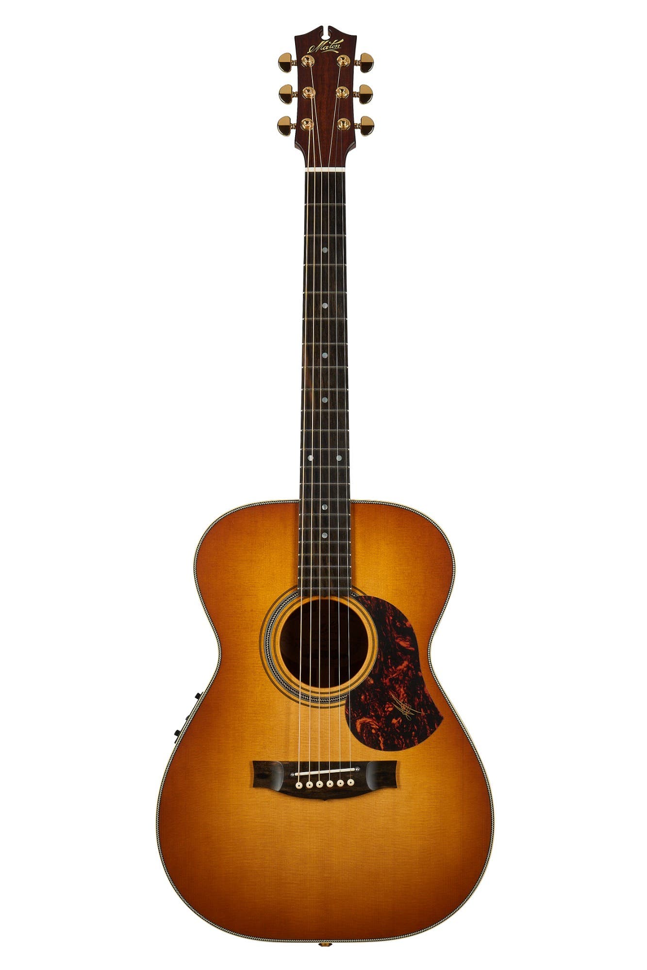 Maton EBG808 Nashville Acoustic Electric Guitar - Vintage Amber Satin