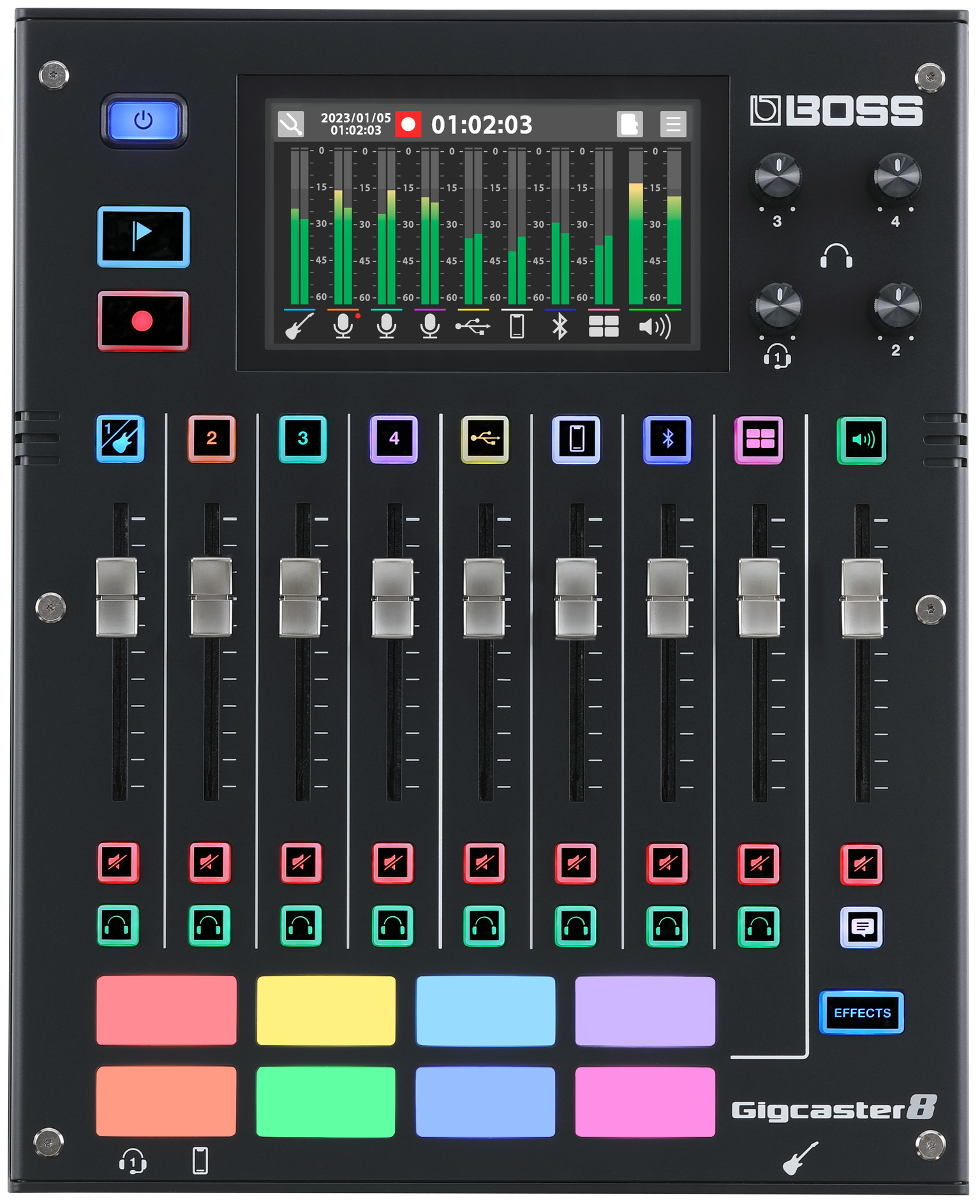 Boss GCS8 Gigcaster 8 Audio Streaming Mixer