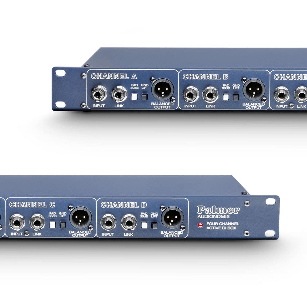 Palmer PAN 03 - 19" DI Box 4-Channel - Active