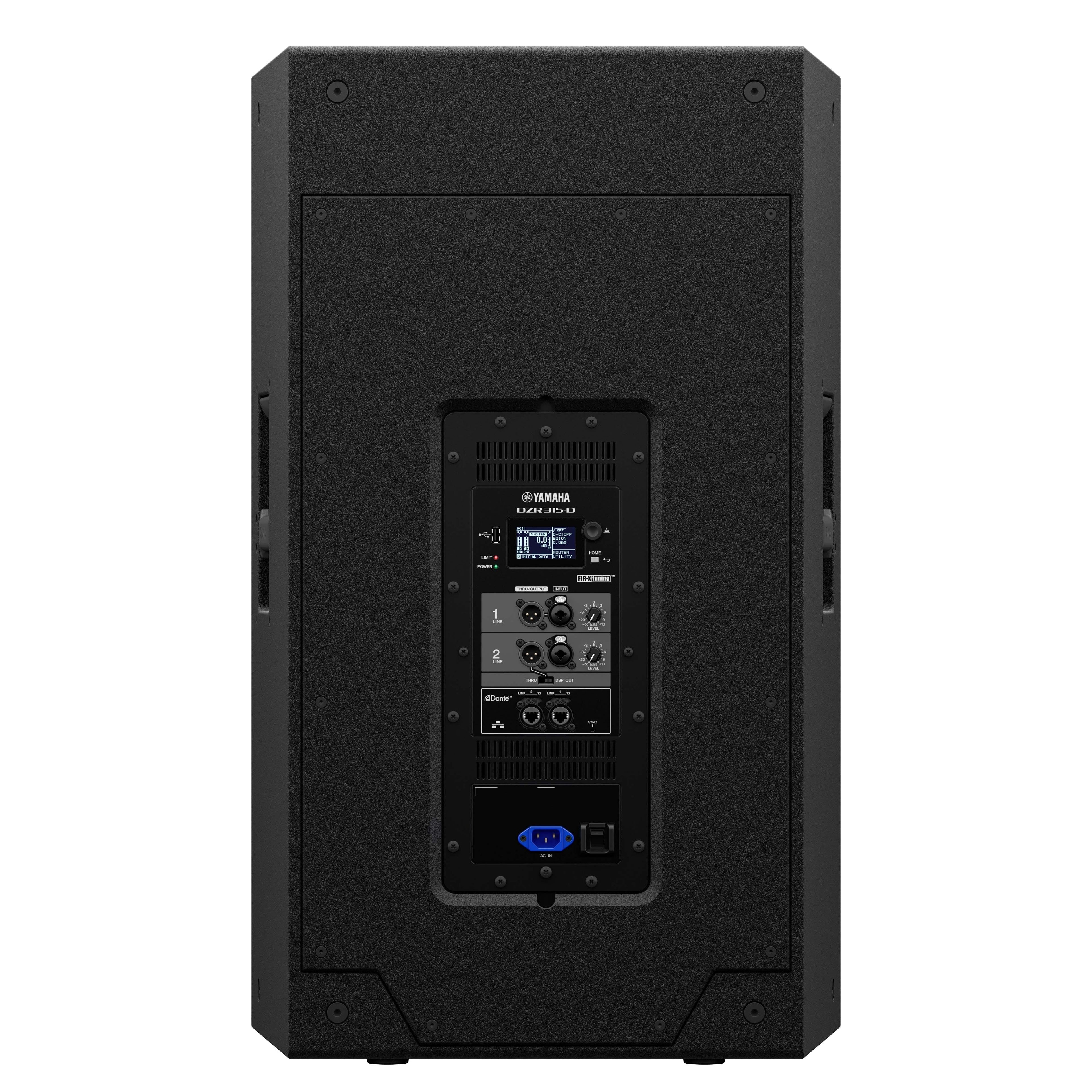 Yamaha DZR315-D 3-Way 15" Powered Loudspeaker w/Dante Connectivity