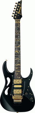 Ibanez PIA3761 XB Steve Vai Signature Model Guitar w/Case - Onyx Black