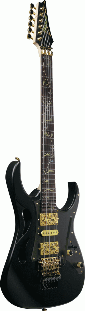 Ibanez PIA3761 XB Steve Vai Signature Model Guitar w/Case - Onyx Black