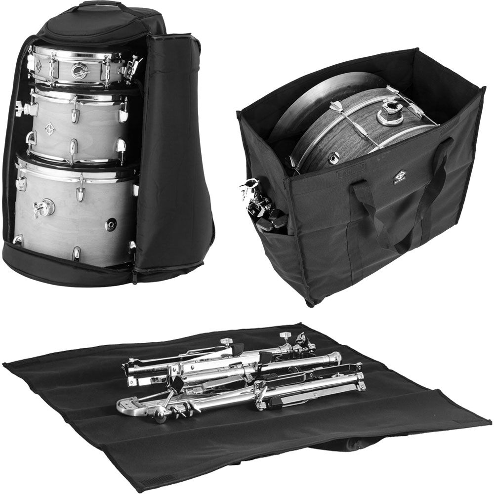 Dixon Little Roomer Series 5-Pce Drum Kit - Satin Natural Finish