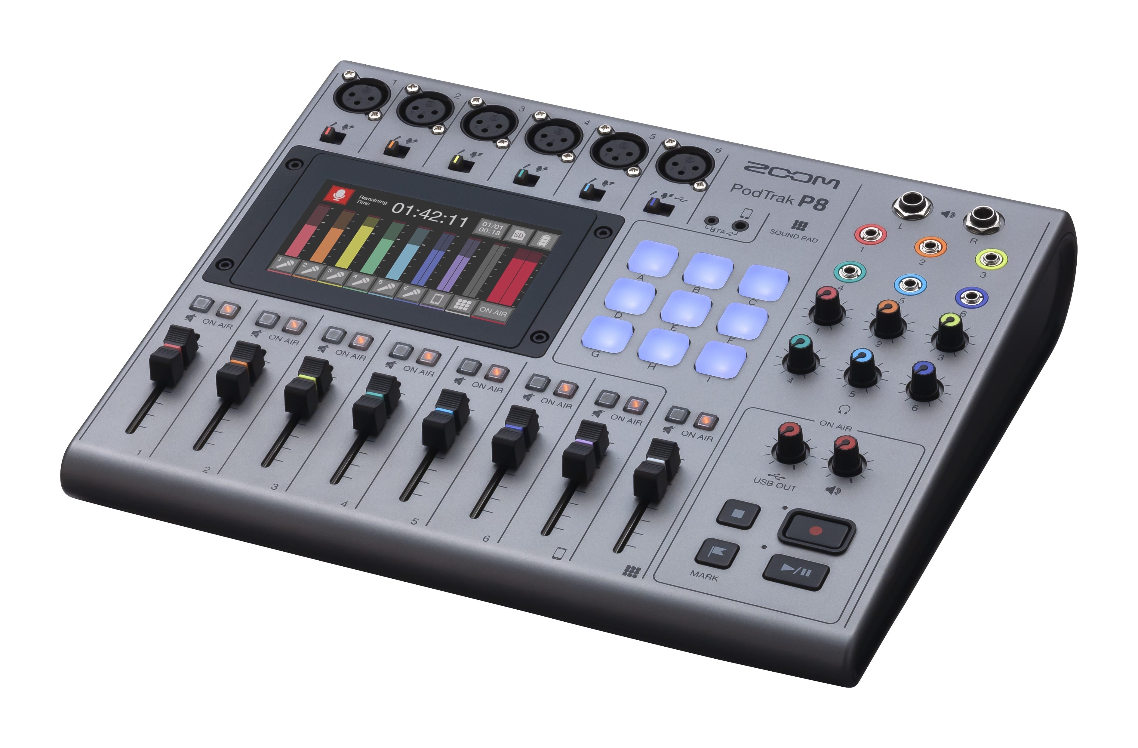 Zoom P8 Podtrak Podcast Studio Recorder