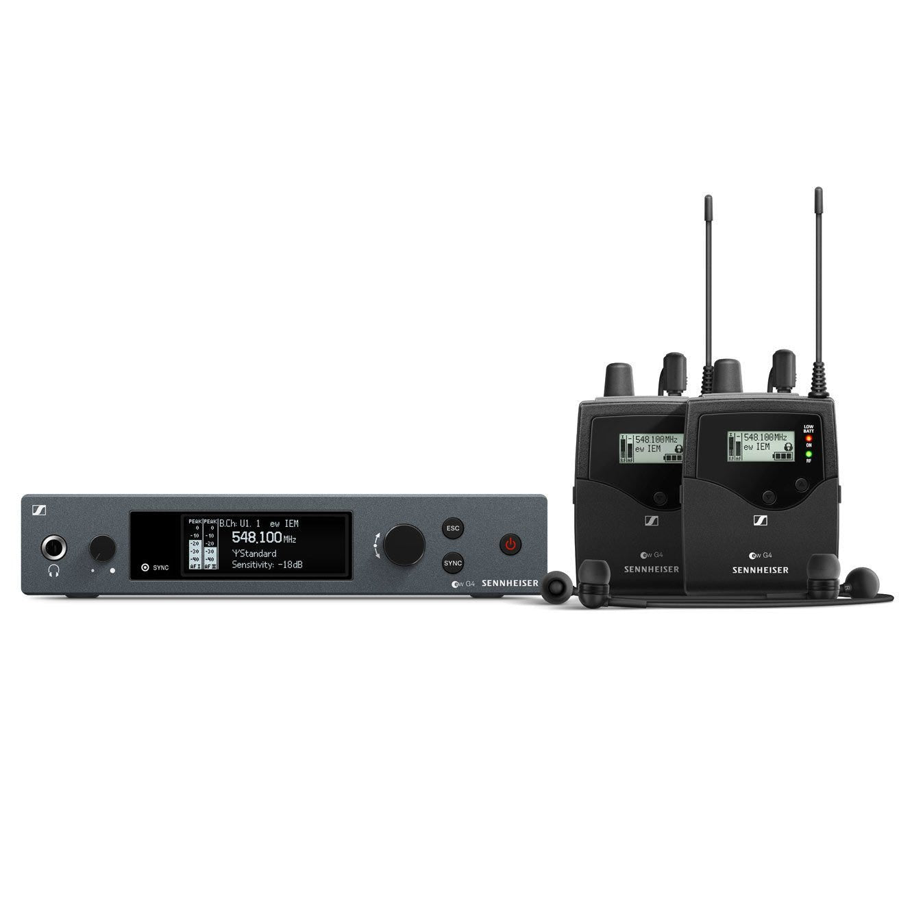 Sennheiser Evolution G4 Dual Wireless In-Ear System - B (626 - 668 MHz)