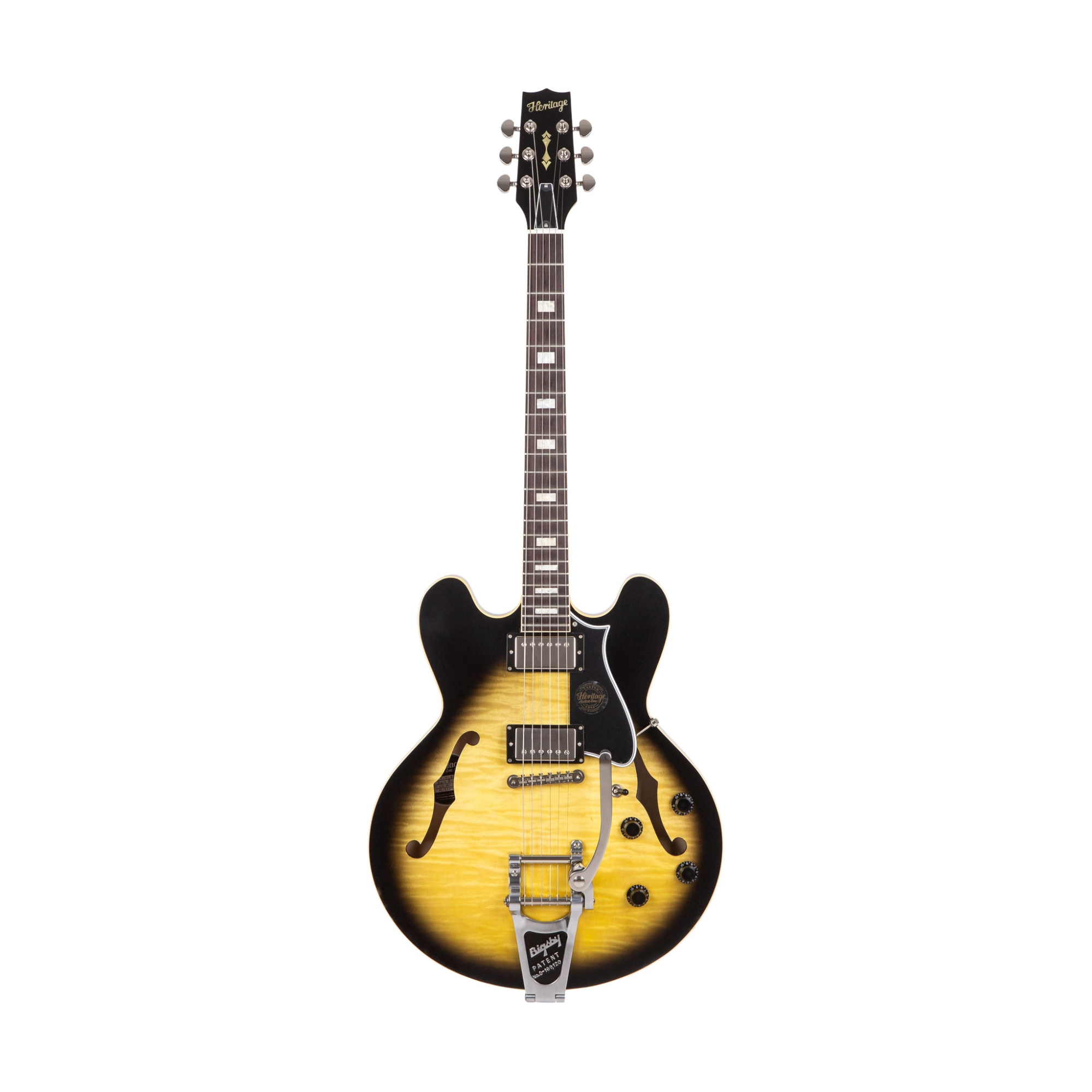 Heritage Custom Shop Factory Special H-535 Electric Guitar w/60s Neck + Bigsby - Sepia Burst