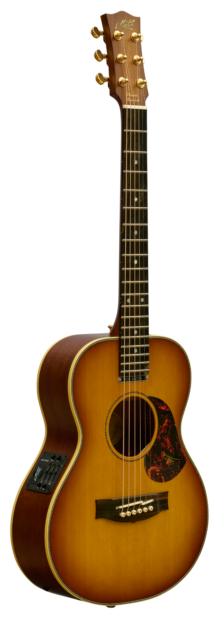 Maton EMD-6 Diesel Acoustic Electric Guitar w/Case - Vintage Amber