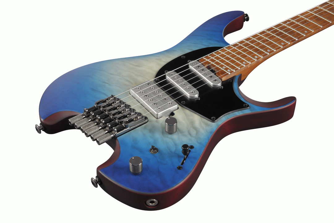 Ibanez Q-Series QX54QM Premium Electric Guitar w/Bag - Blue Sphere Burst Matte