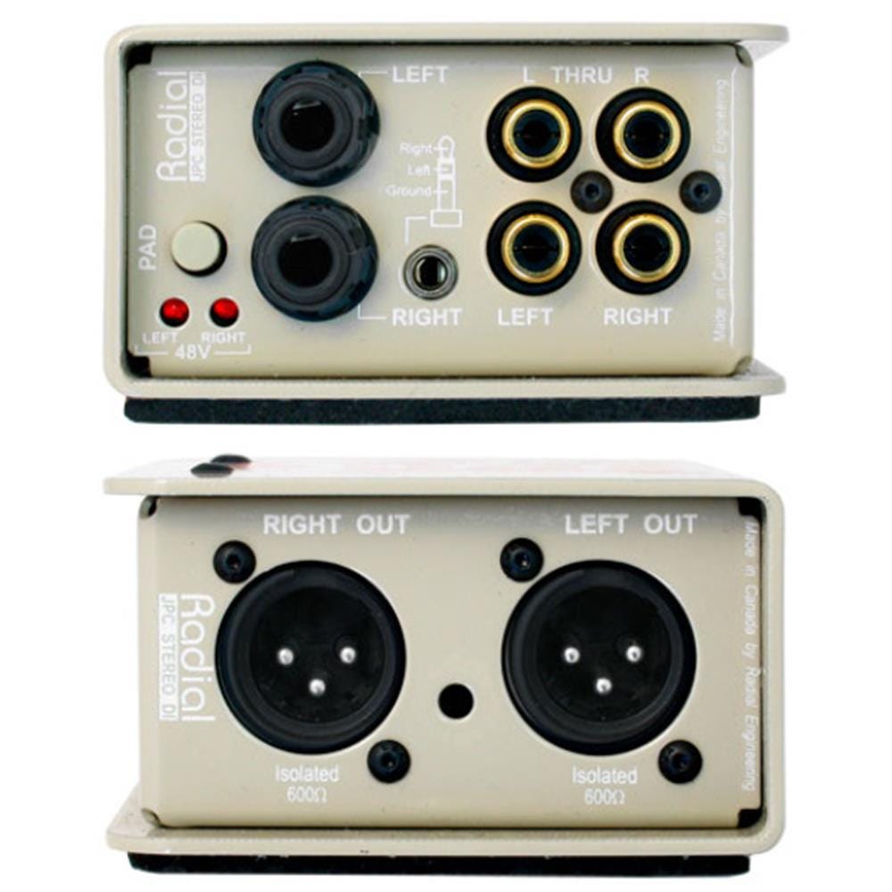 Radial JPC Active Stereo DI Box for Soundcards / Consumer Electronics