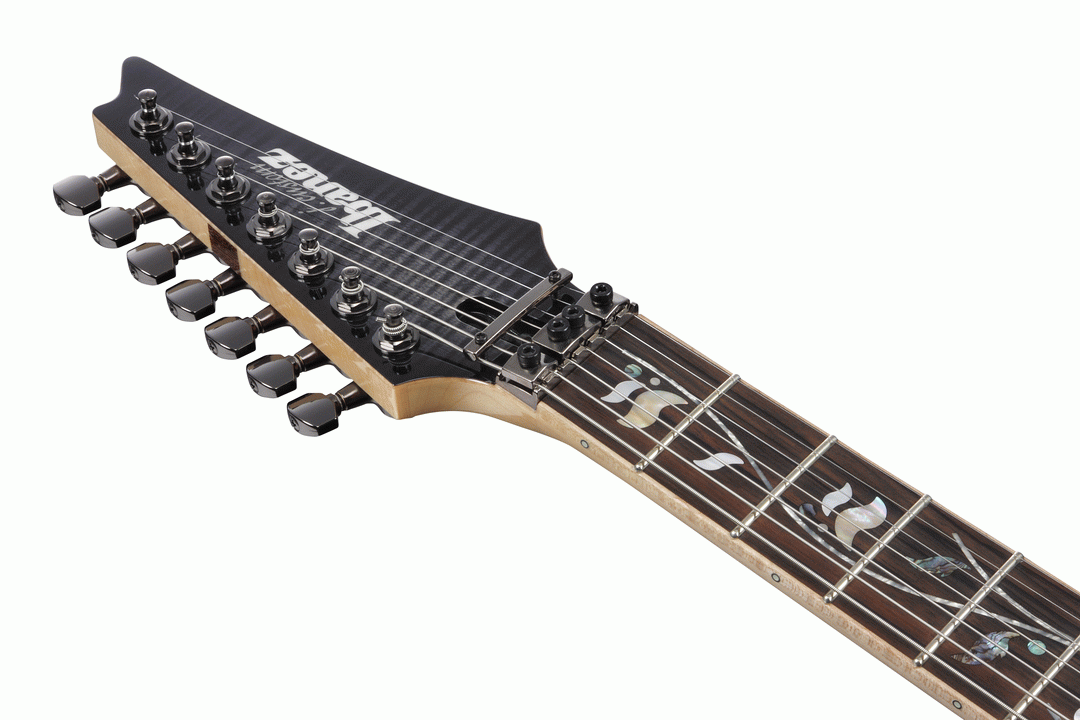Ibanez RG8527 J-Custom Electric Guitar w/ Case - Black Rutile