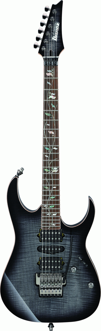 Ibanez RG8570 J-Custom Electric Guitar w/ Case - Black Rutile