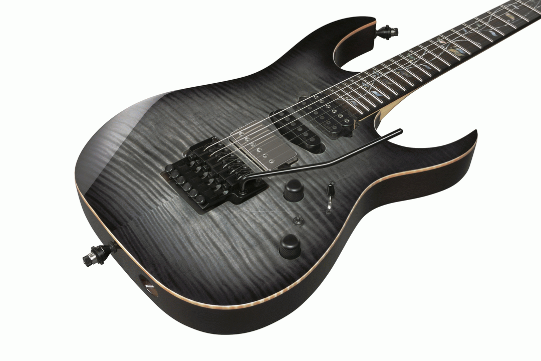 Ibanez RG8870 J-Custom Electric Guitar w/ Case - Black Rutile