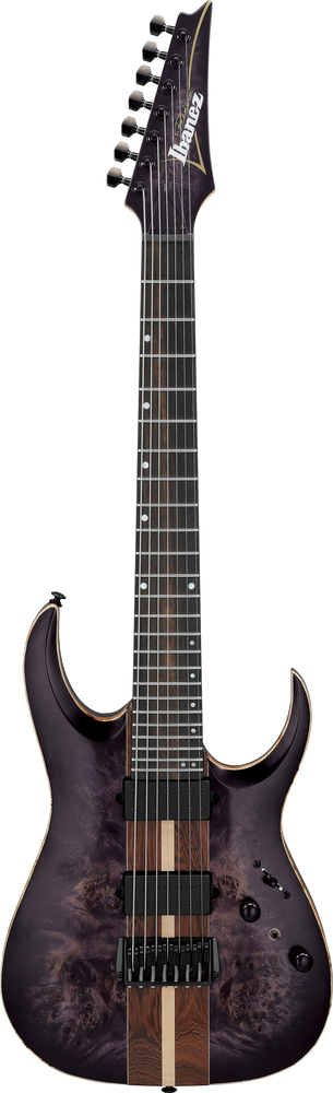 Ibanez RGA217P1PB 7 String Electric Guitar w/Bag - Deep Twilight Burst Low Gloss