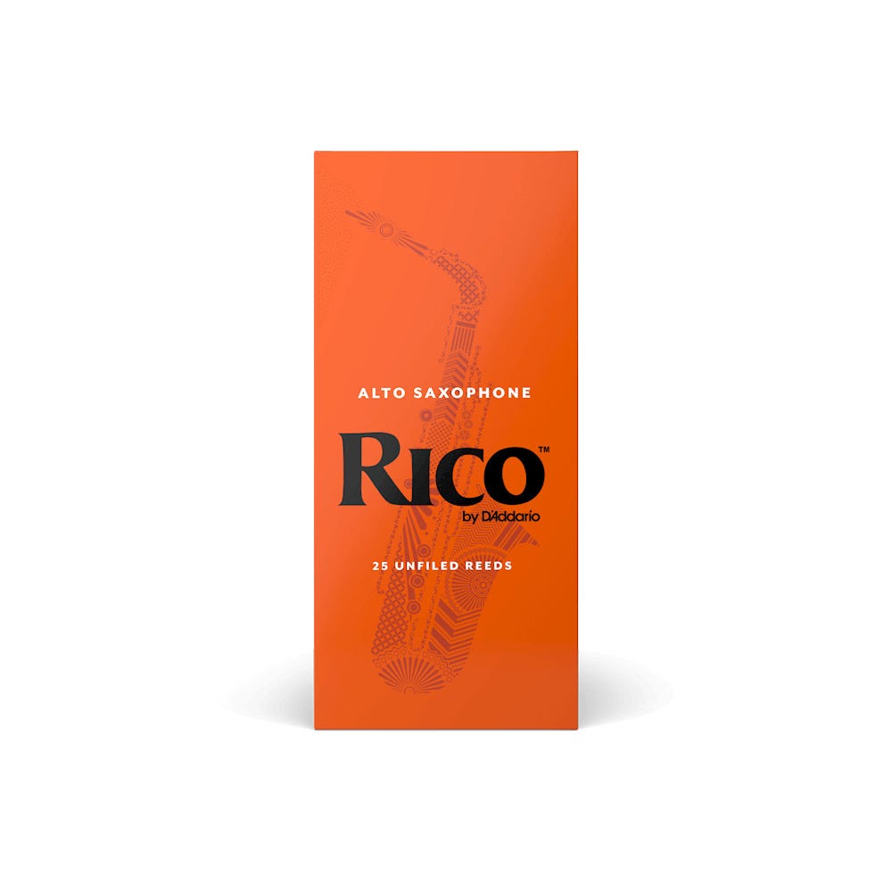 Rico Alto Sax Reeds - Box of 25 - Strength 3.5