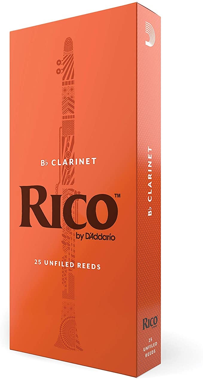 Rico Clarinet Reeds - Box of 25 - Strength 1.5