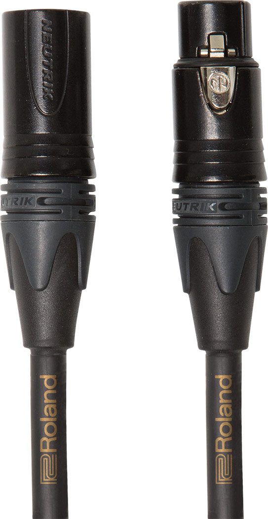 Roland RMC-G10 Microphone Cable 10ft GOLD SERIES