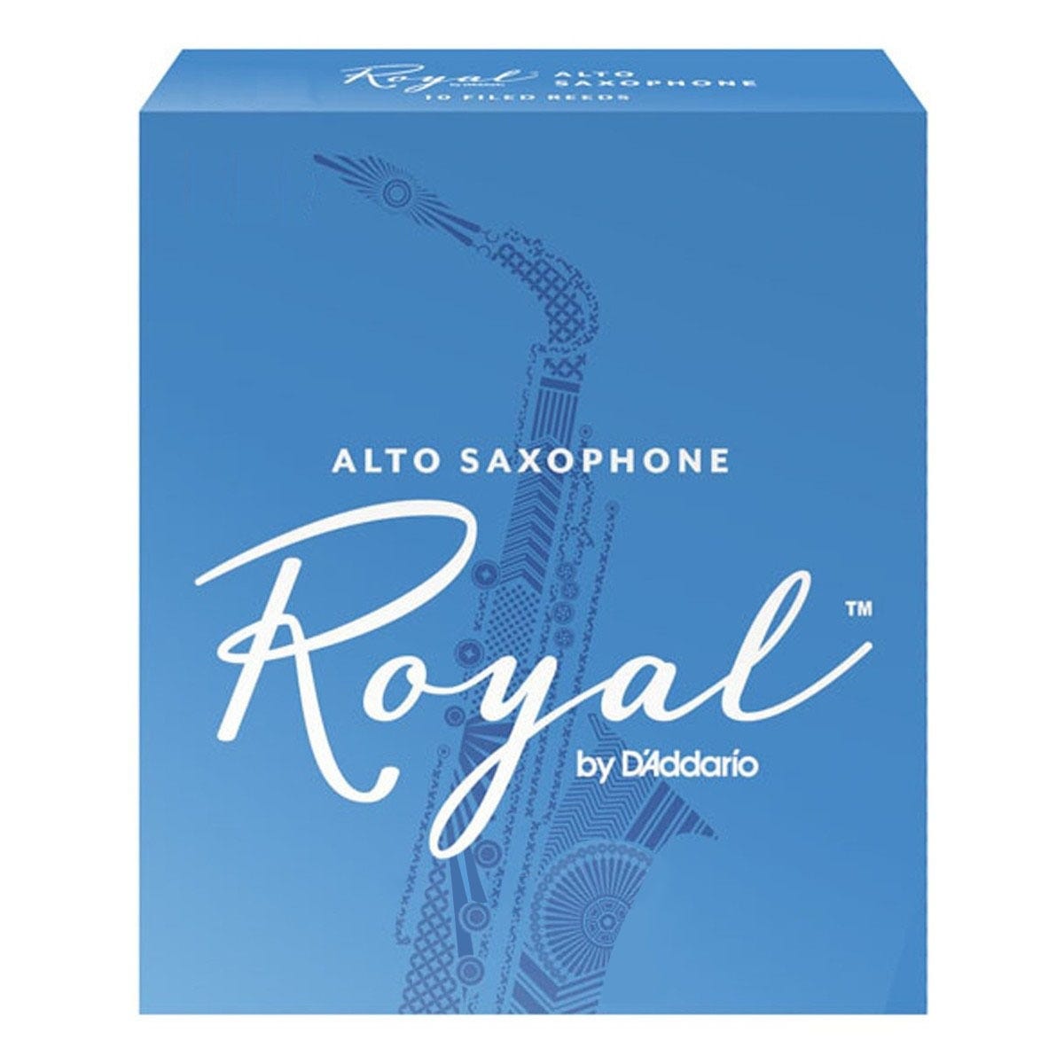 Rico ROYAL Alto Sax Reeds - Box of 10 - Strength 3