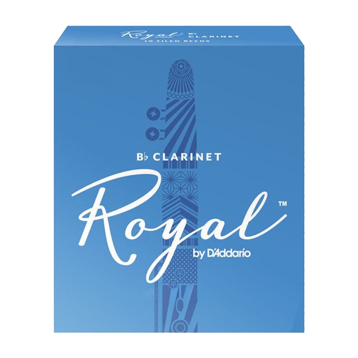 Rico ROYAL Clarinet Reeds - Box of 10 - Strength 2