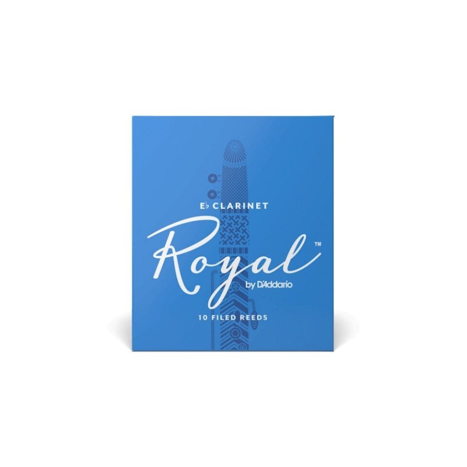 Rico ROYAL Eb Soprano Clarinet Reeds - Box of 10 - Strength 3.5