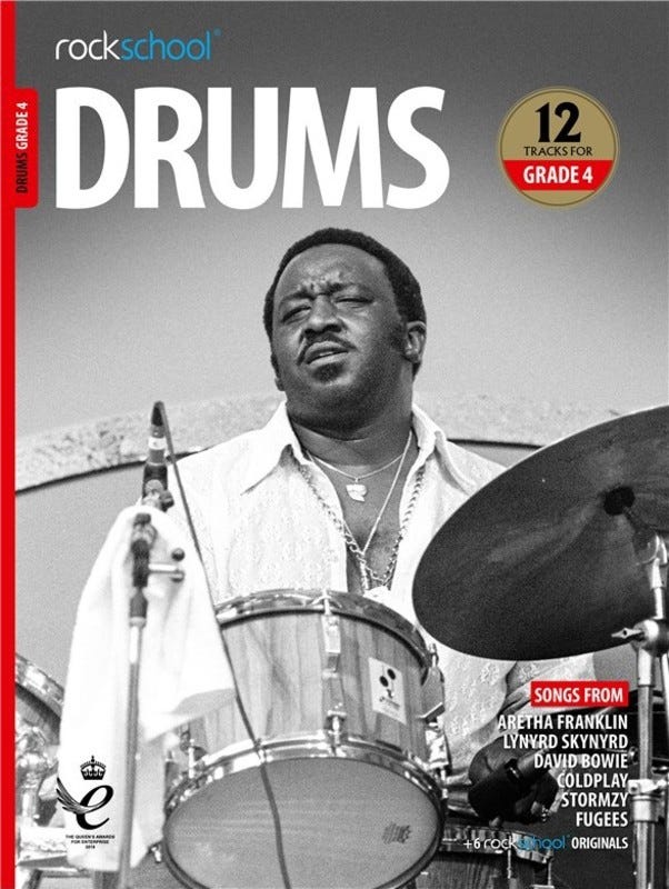 Rockschool Drums Grade 4 2018-2024 Bk/Ola