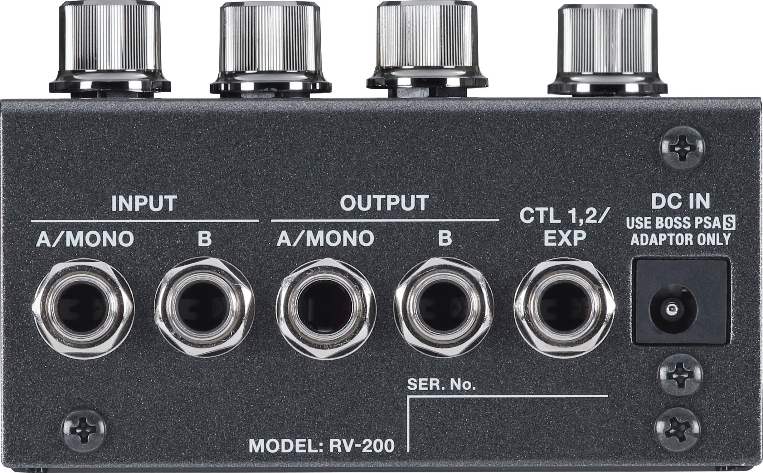 Boss RV200 Digital Reverb Pedal