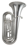 Schagerl SLBB800S 3-Valve 3/4 Size Bb Tuba - Silver Plate