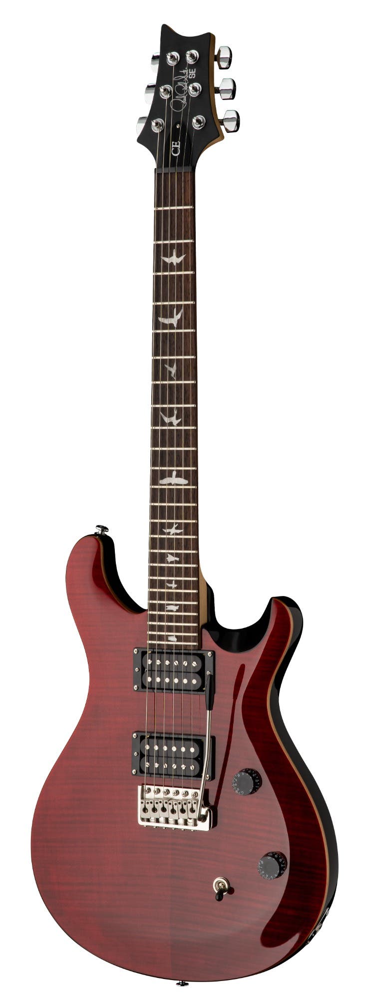 Paul Reed Smith (PRS) SE CE24 Maple Top Electric Guitar - Black Cherry