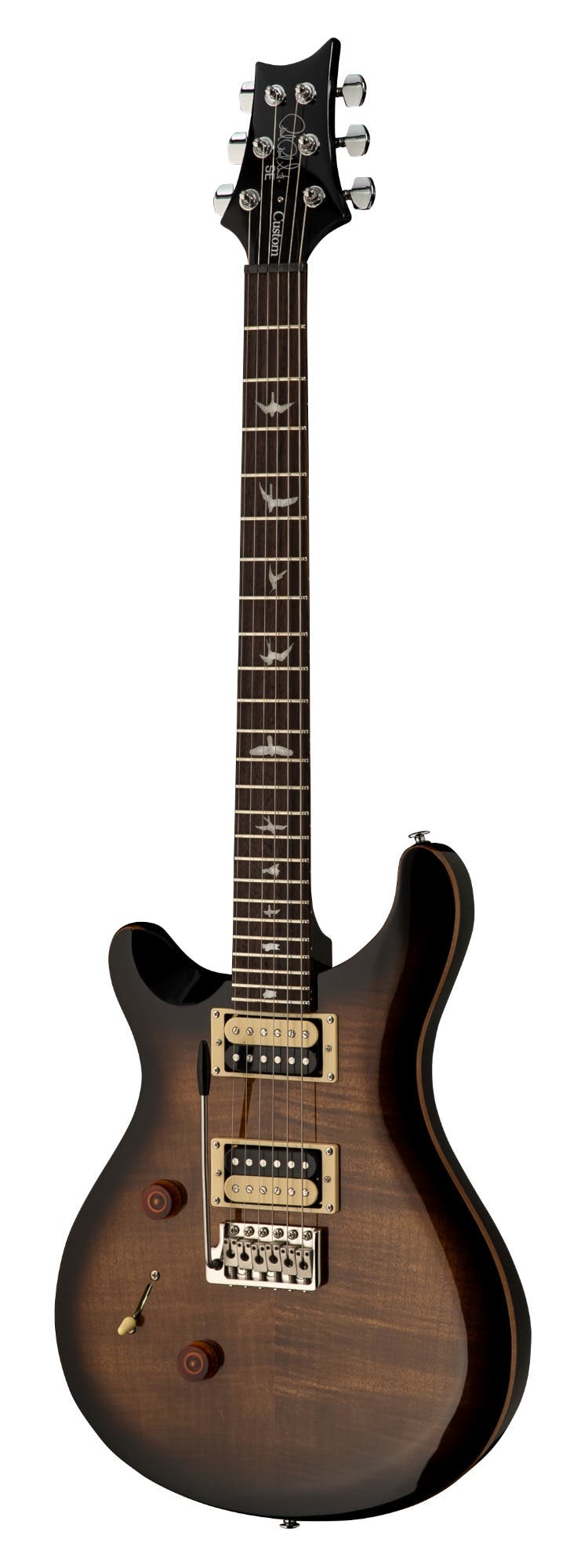 Paul Reed Smith (PRS) SE Custom 24 "Lefty" w/Gigbag - Black Gold Burst (Left Handed)