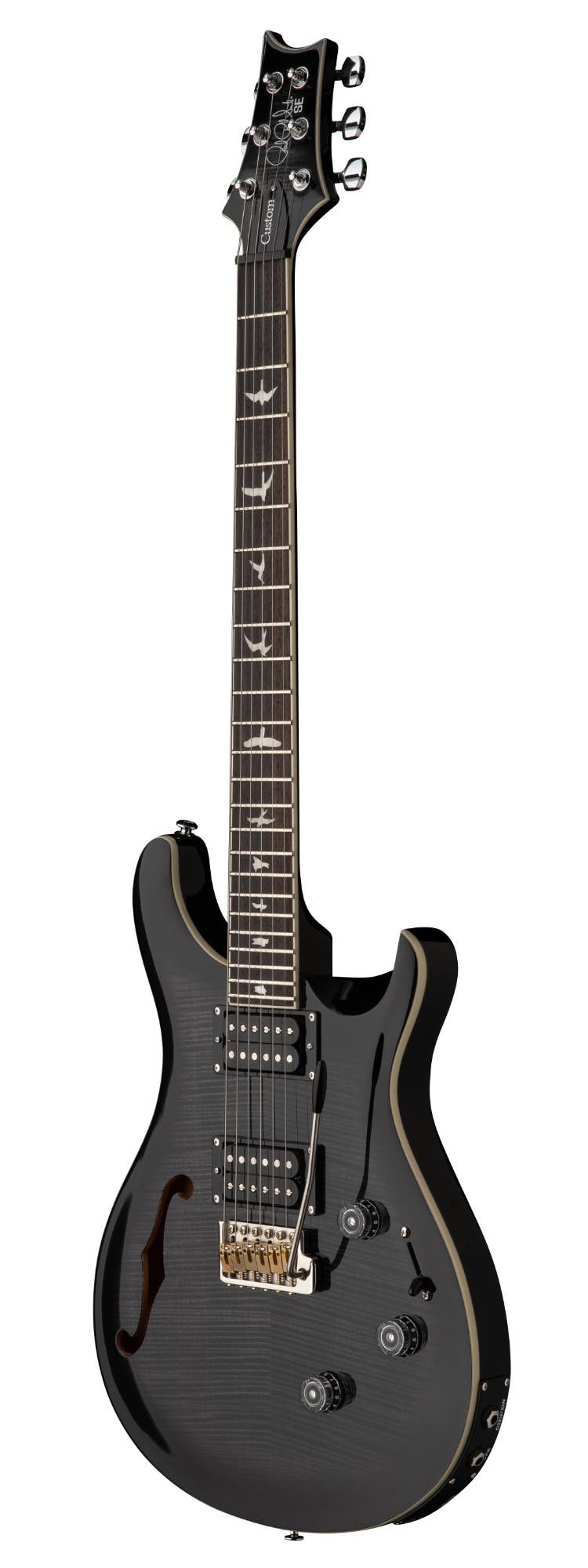 Paul Reed Smith (PRS) SE Custom 24 Semi Hollow Piezo - Charcoal Burst