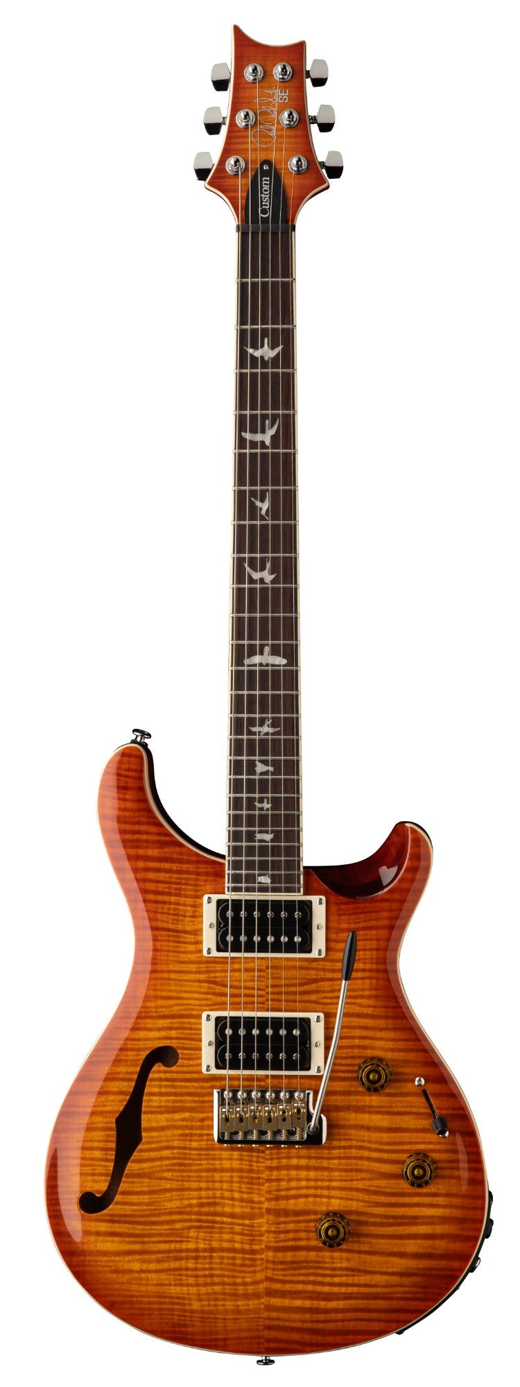Paul Reed Smith (PRS) SE Custom 24 Semi Hollow Piezo - Vintage Sunburst