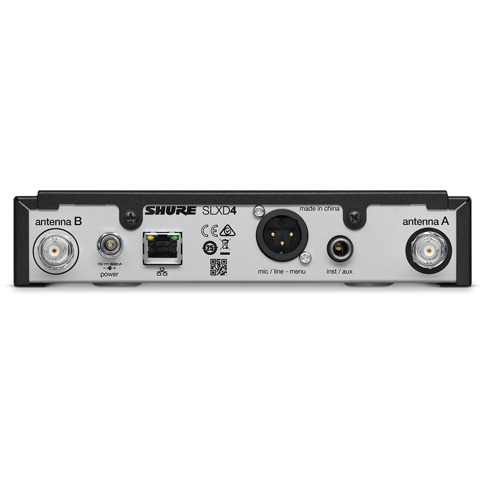 Shure SLX-D Digital Wireless Receiver SLXD4 - Frequency H57 = 520-564Mhz