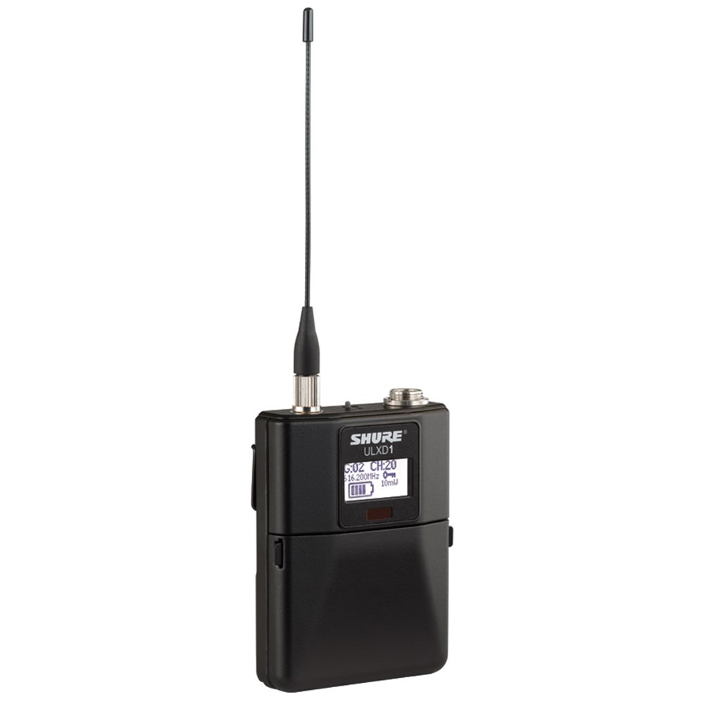 Shure ULXD1 Wireless Digital Mic Bodypack Transmitter Frequency (H51: 534-598MHz)