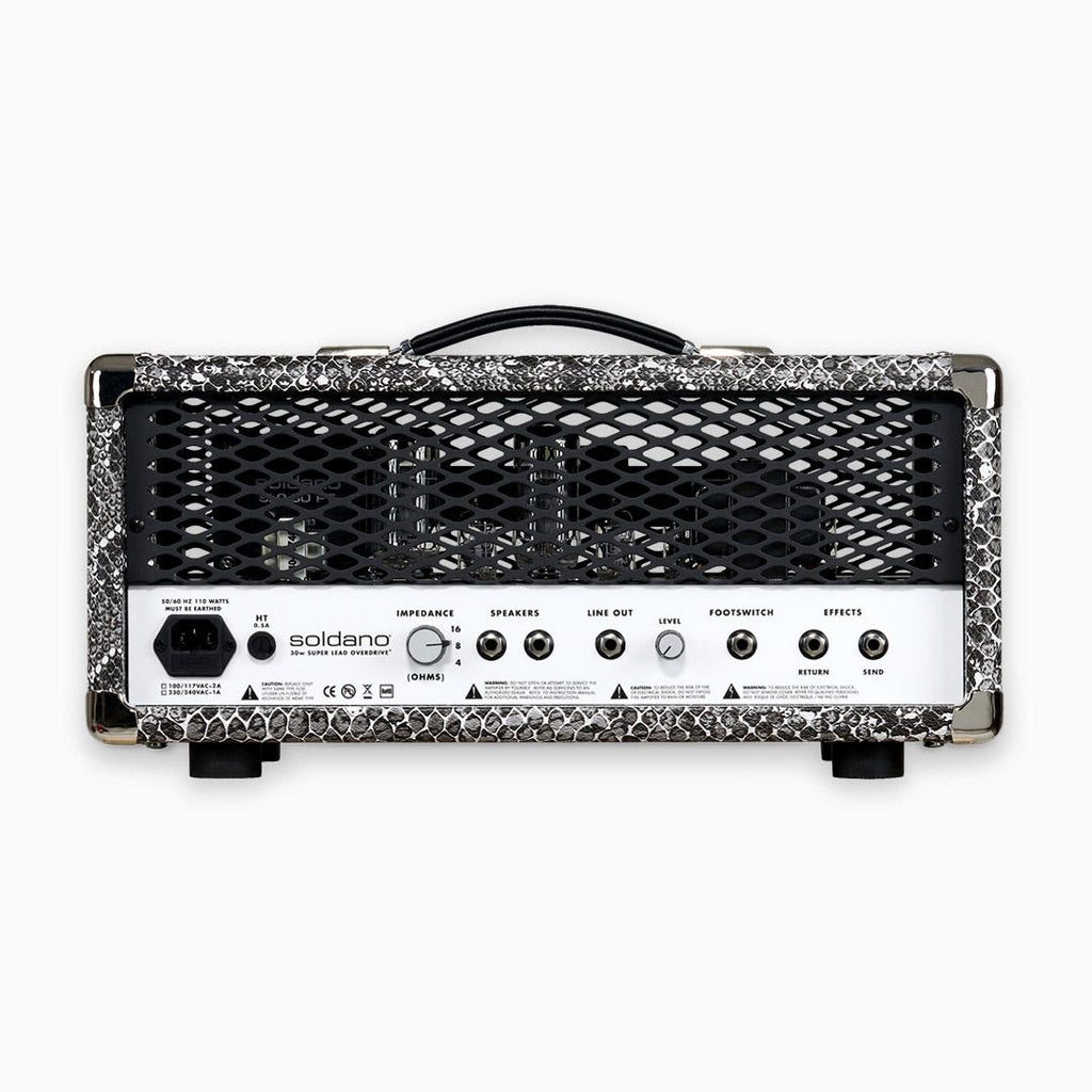 Soldano SLO30 CUSTOM Super Lead Overdrive Amp Head - Snake Skin