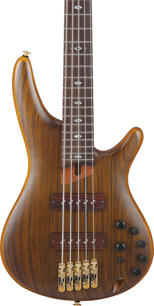 Ibanez SR5505 5 String Electric Bass w/ Case - Mocha Flat