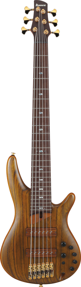Ibanez SR5506 6 String Electric Bass w/ Case - Mocha Flat
