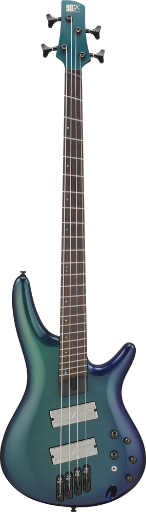 Ibanez SRMS720BCM 4 String Electric Bass Guitar - Blue Chameleon