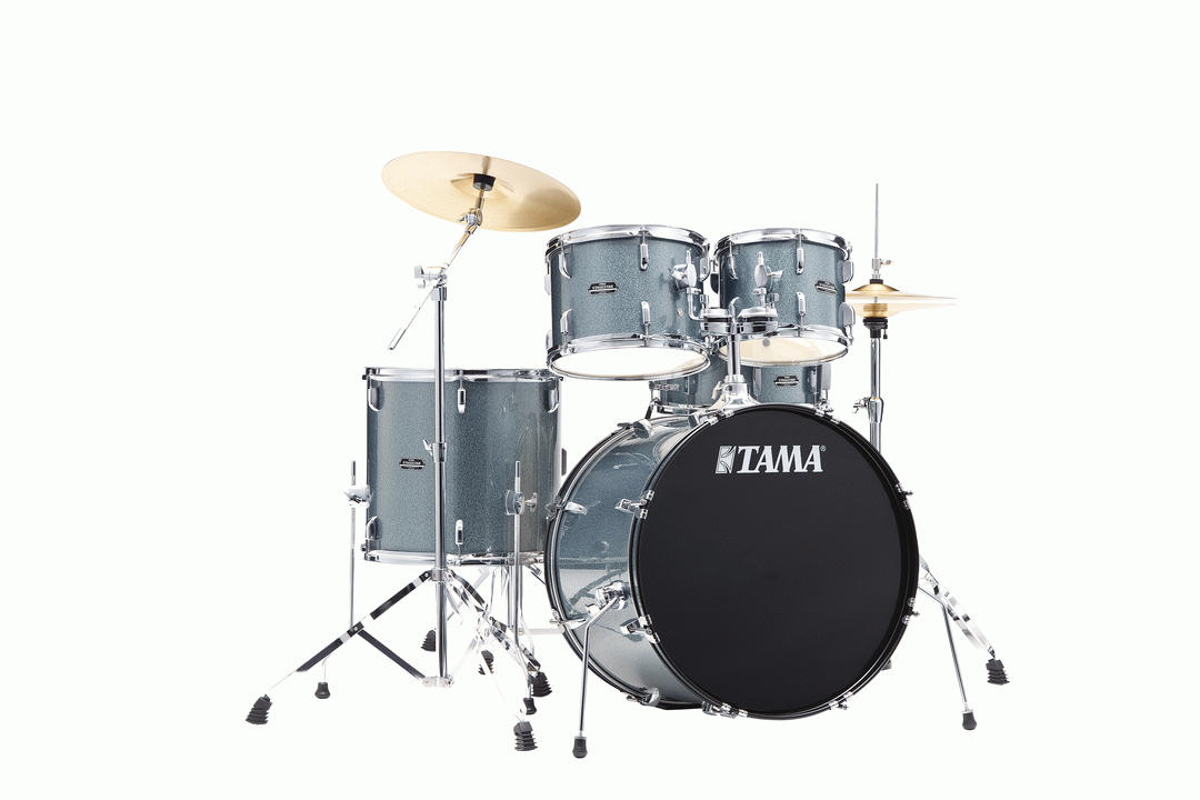 Tama ST52H5C Stagestar 5pc Drum Kit w/22" Bass Drum - Sea Blue Mist